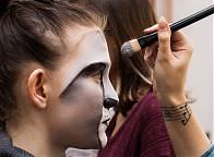 Face painting z motywami dziecięcymi. Fot. Anita Kot