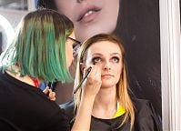 Szkoła Wizażu i Charakteryzacji SWiCh na 20. Międzynarodowych Targach Beauty Forum & Make-up Day. 11-12 marca 2017 r. Fot. Anna Pisarek